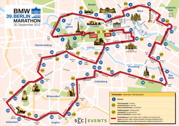 U inn Berlin Hostel Friedrichshian Berlin Marathon Map